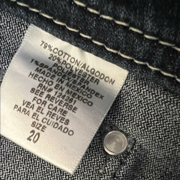 SOURCE of Wisdom Plus Size 20 Lady’s Jeans, Stretchy - Picture 4 of 5